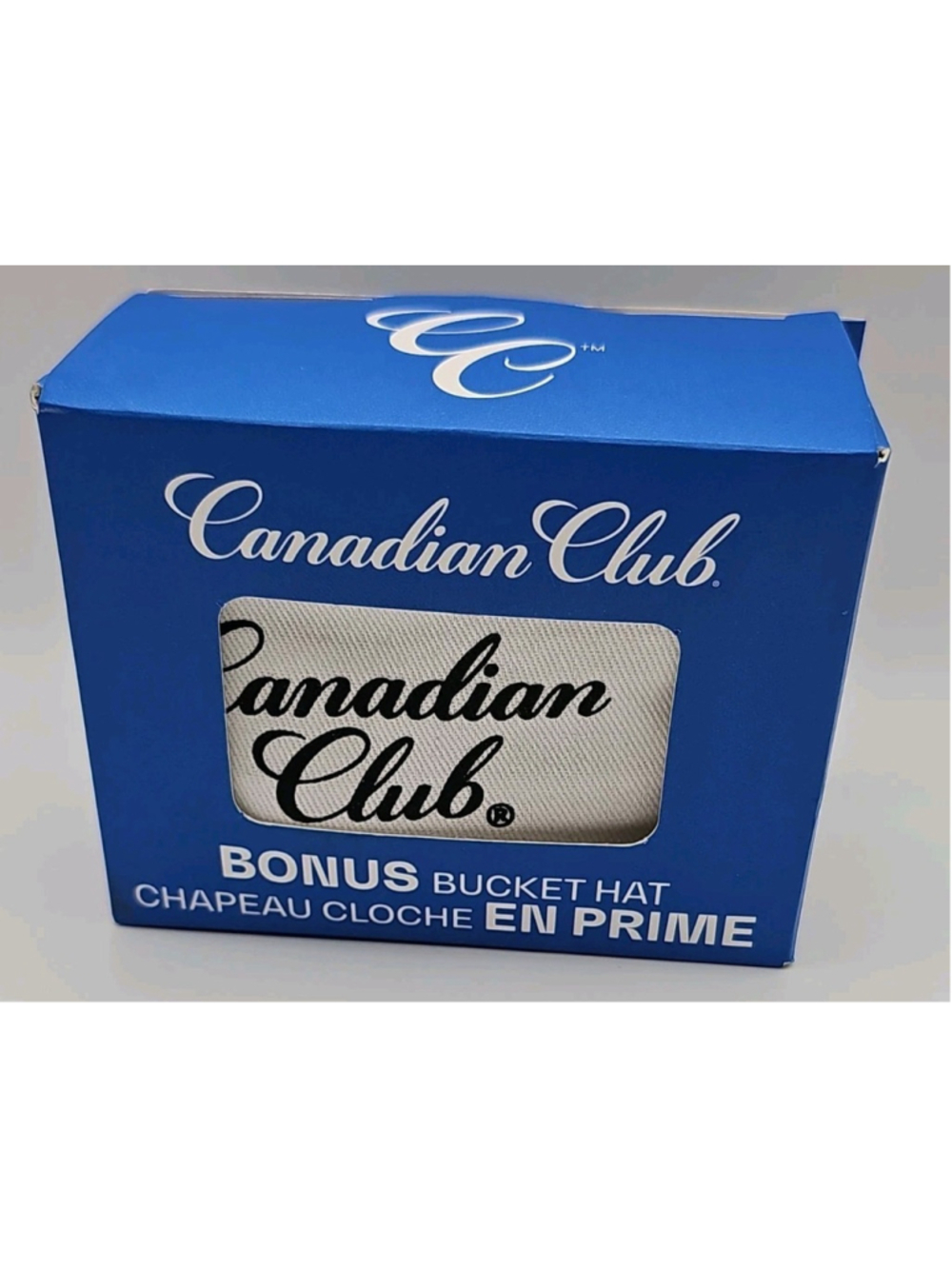 Canadian Club Whisky Bucket Hat White Promo Bonus Item Summer Cap Festival Show